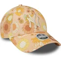 epci-curbata-portocaliu-reglabila-9forty-floral-all-over-print-de-new-york-yankees-mlb-de-new-era