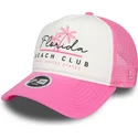 epci-curbata-roz-snapback-a-frame-foam-front-de-florida-beach-club-de-new-era