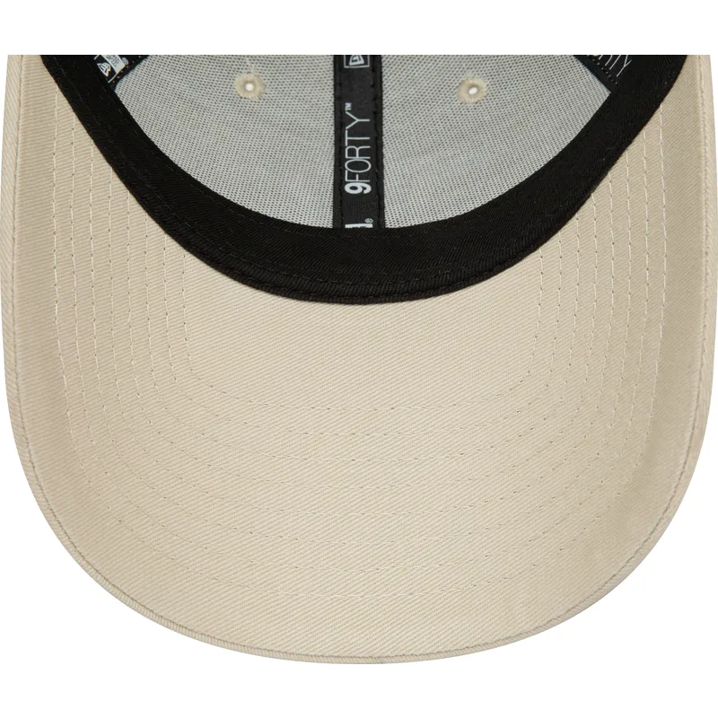 epci-curbata-bej-reglabila-9forty-flower-de-new-york-yankees-mlb-de-new-era