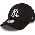 epci-curbata-negru-reglabila-9forty-flower-de-new-york-yankees-mlb-de-new-era