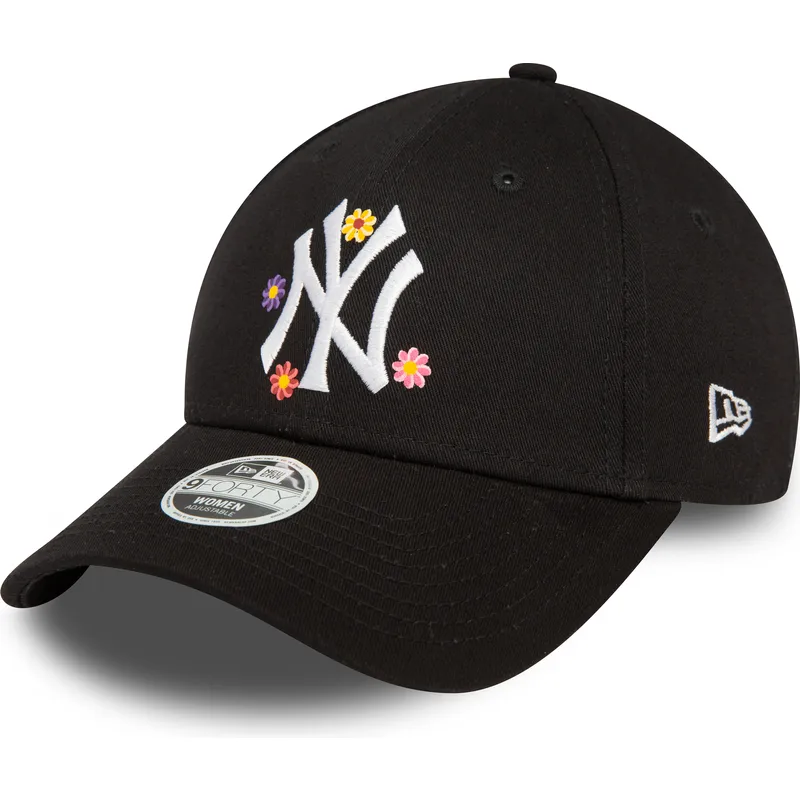 epci-curbata-negru-reglabila-9forty-flower-de-new-york-yankees-mlb-de-new-era