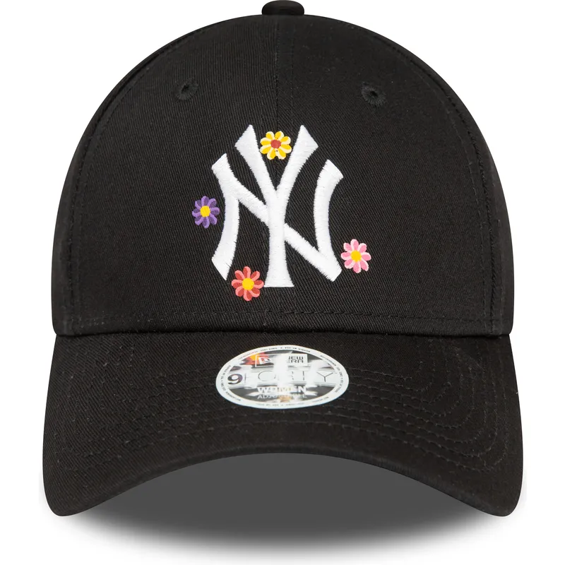 epci-curbata-negru-reglabila-9forty-flower-de-new-york-yankees-mlb-de-new-era