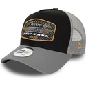 epci-curbata-negru-snapback-a-frame-patch-new-york-racing-de-new-era