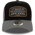 epci-curbata-negru-snapback-a-frame-patch-new-york-racing-de-new-era