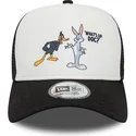 epci-curbata-negru-snapback-a-frame-character-de-bugs-bunny-y-pato-lucas-looney-tunes-de-new-era