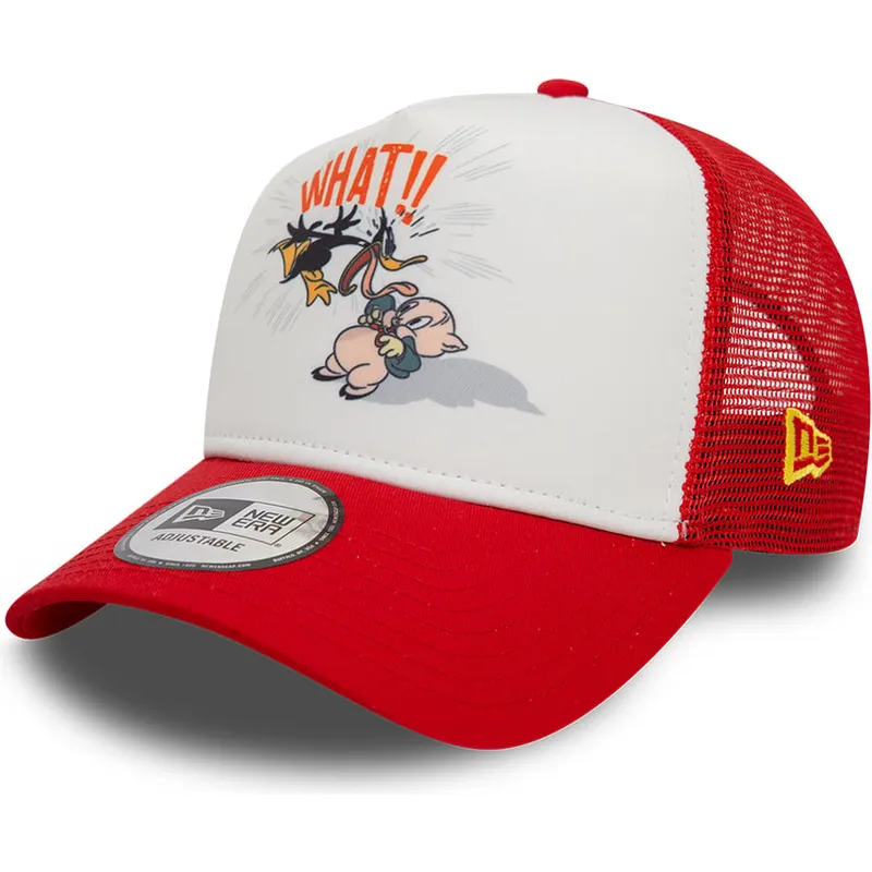 epci-curbata-rou-snapback-a-frame-character-de-pato-lucas-y-porky-pig-looney-tunes-de-new-era