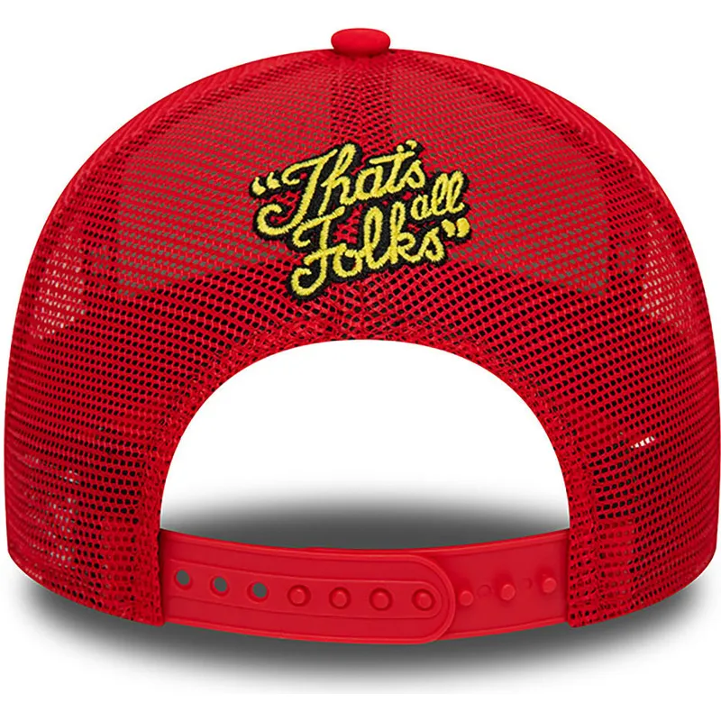 epci-curbata-rou-snapback-a-frame-character-de-pato-lucas-y-porky-pig-looney-tunes-de-new-era