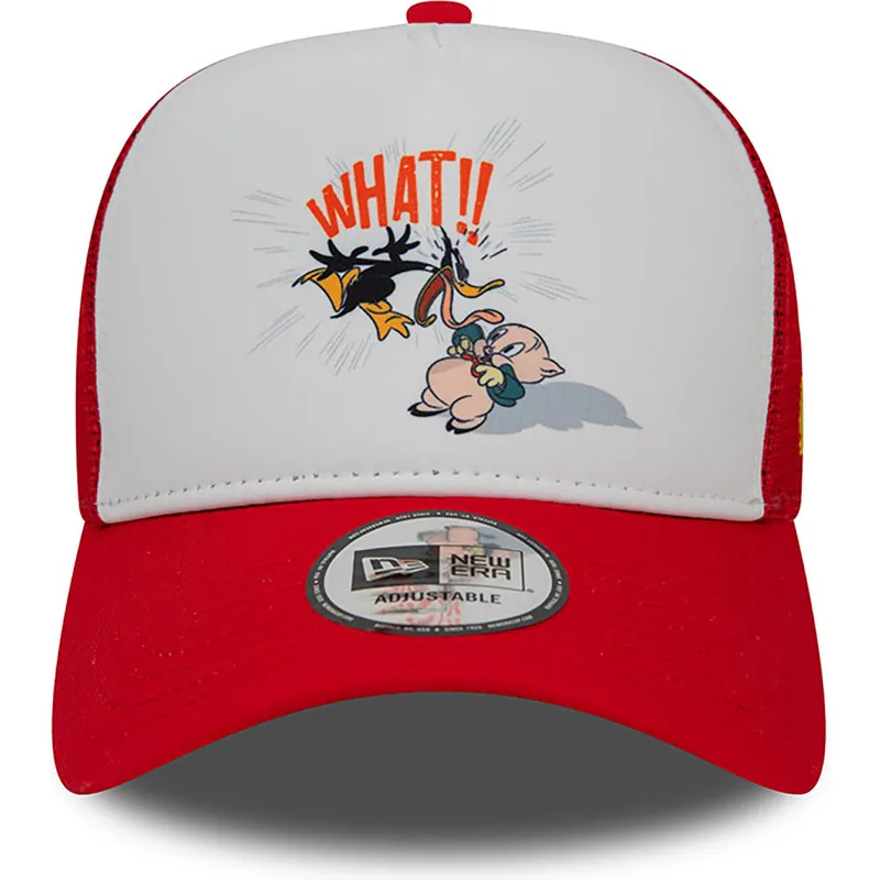 epci-curbata-rou-snapback-a-frame-character-de-pato-lucas-y-porky-pig-looney-tunes-de-new-era