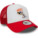 epci-curbata-rou-snapback-a-frame-character-de-pato-lucas-y-porky-pig-looney-tunes-de-new-era