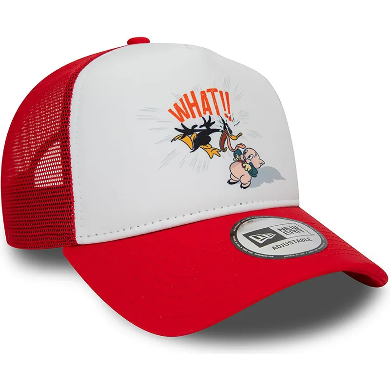 epci-curbata-rou-snapback-a-frame-character-de-pato-lucas-y-porky-pig-looney-tunes-de-new-era