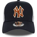 epci-curbata-bleumarin-snapback-a-frame-boucle-de-new-york-yankees-mlb-de-new-era