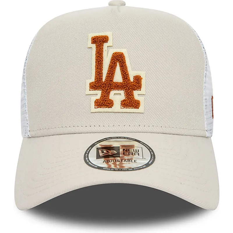 epci-curbata-bej-snapback-a-frame-boucle-de-los-angeles-dodgers-mlb-de-new-era