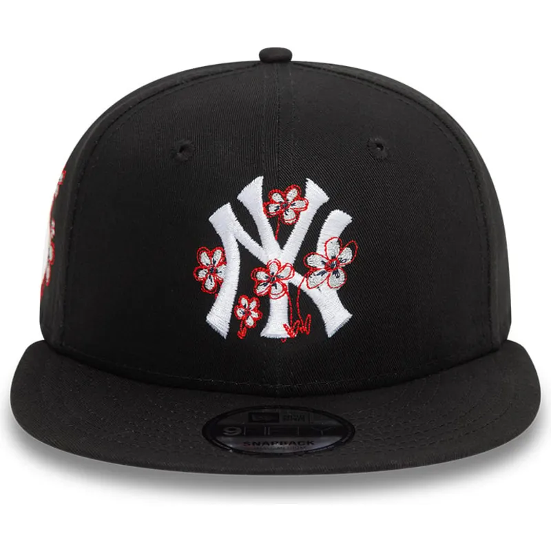 epci-plata-negru-snapback-9fifty-flower-icon-de-new-york-yankees-mlb-de-new-era