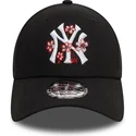epci-curbata-negru-reglabila-9forty-flower-icon-de-new-york-yankees-mlb-de-new-era