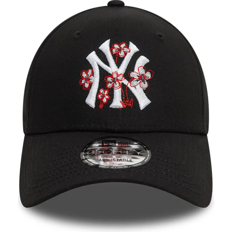 epci-curbata-negru-reglabila-9forty-flower-icon-de-new-york-yankees-mlb-de-new-era