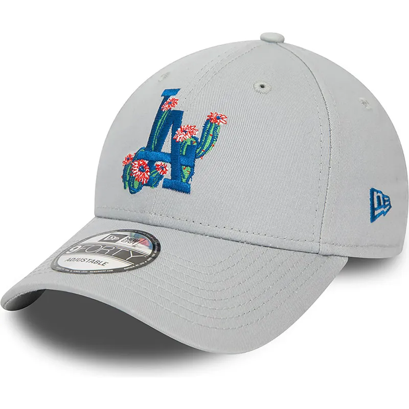 epci-curbata-gri-reglabila-9forty-flower-icon-de-los-angeles-dodgers-mlb-de-new-era