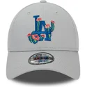 epci-curbata-gri-reglabila-9forty-flower-icon-de-los-angeles-dodgers-mlb-de-new-era