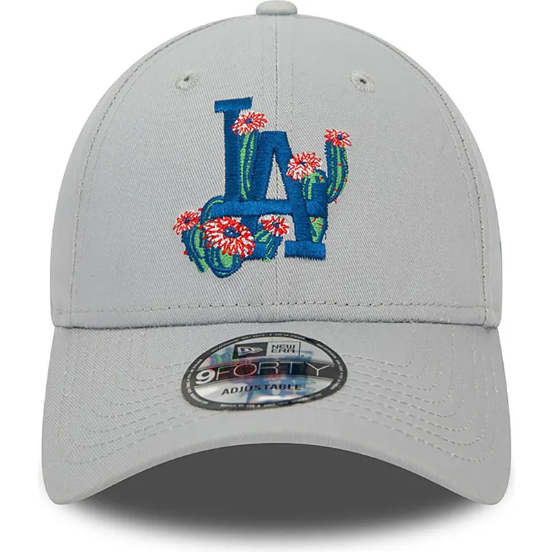 epci-curbata-gri-reglabila-9forty-flower-icon-de-los-angeles-dodgers-mlb-de-new-era