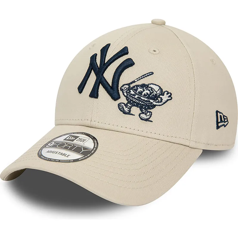 epci-curbata-bej-reglabila-9forty-food-character-de-new-york-yankees-mlb-de-new-era