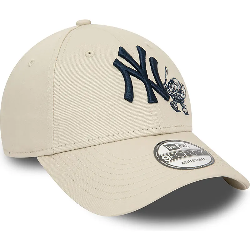 epci-curbata-bej-reglabila-9forty-food-character-de-new-york-yankees-mlb-de-new-era