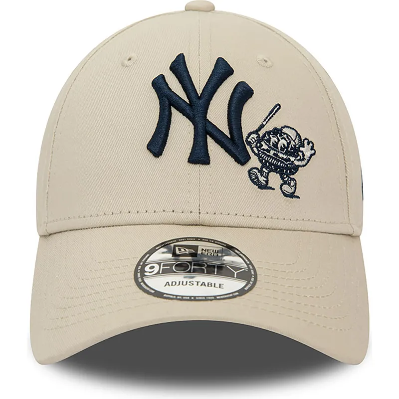 epci-curbata-bej-reglabila-9forty-food-character-de-new-york-yankees-mlb-de-new-era