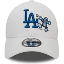 epci-curbata-alb-reglabila-9forty-food-character-de-los-angeles-dodgers-mlb-de-new-era