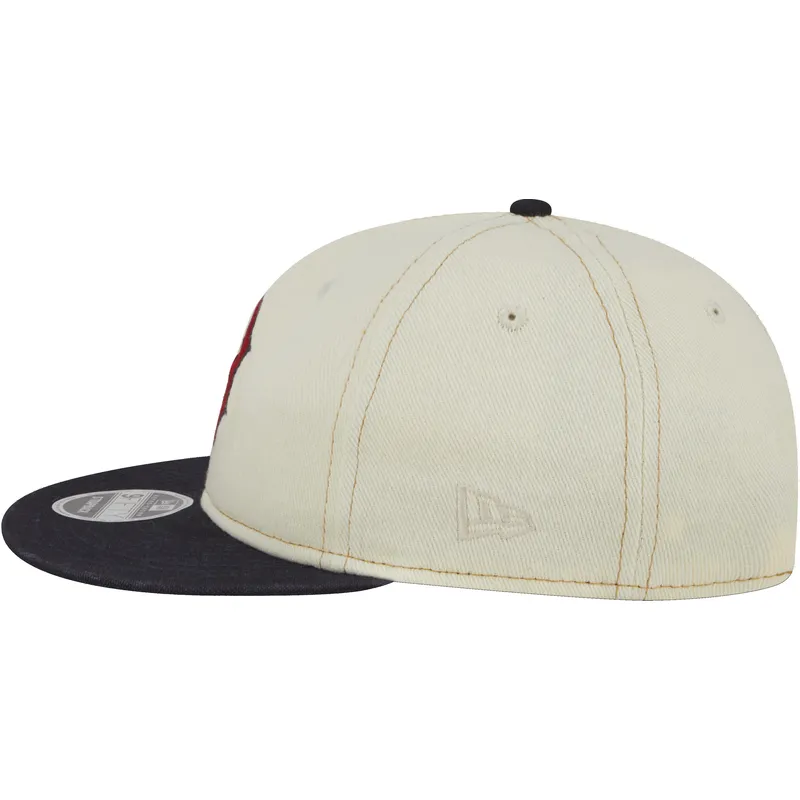 epci-plata-bej-snapback-9fifty-retro-crown-denim-de-boston-red-sox-mlb-de-new-era