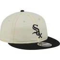 epci-plata-bej-snapback-9fifty-retro-crown-denim-de-chicago-white-sox-mlb-de-new-era