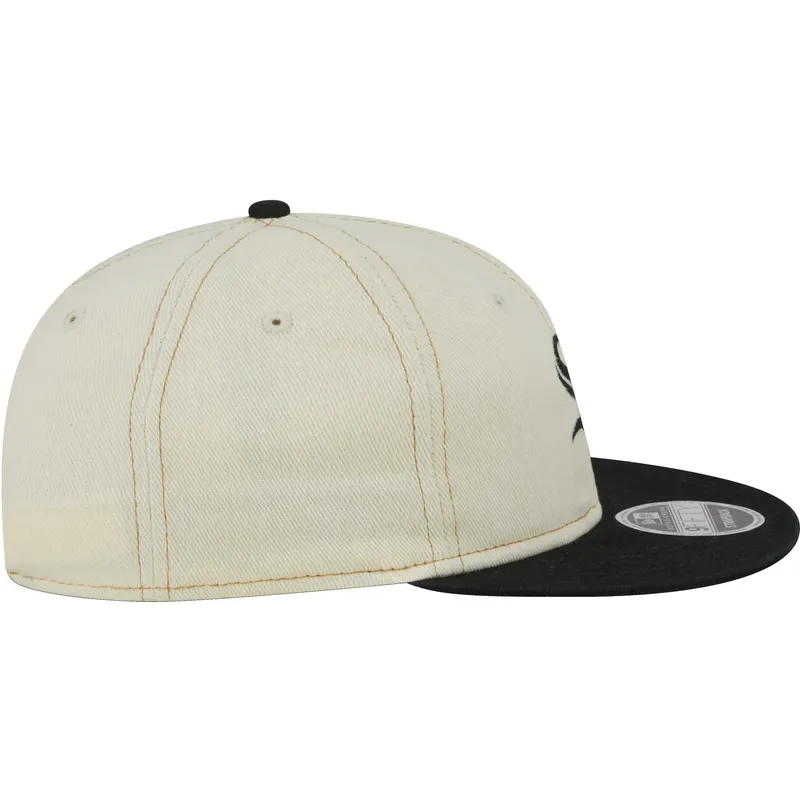 epci-plata-bej-snapback-9fifty-retro-crown-denim-de-chicago-white-sox-mlb-de-new-era