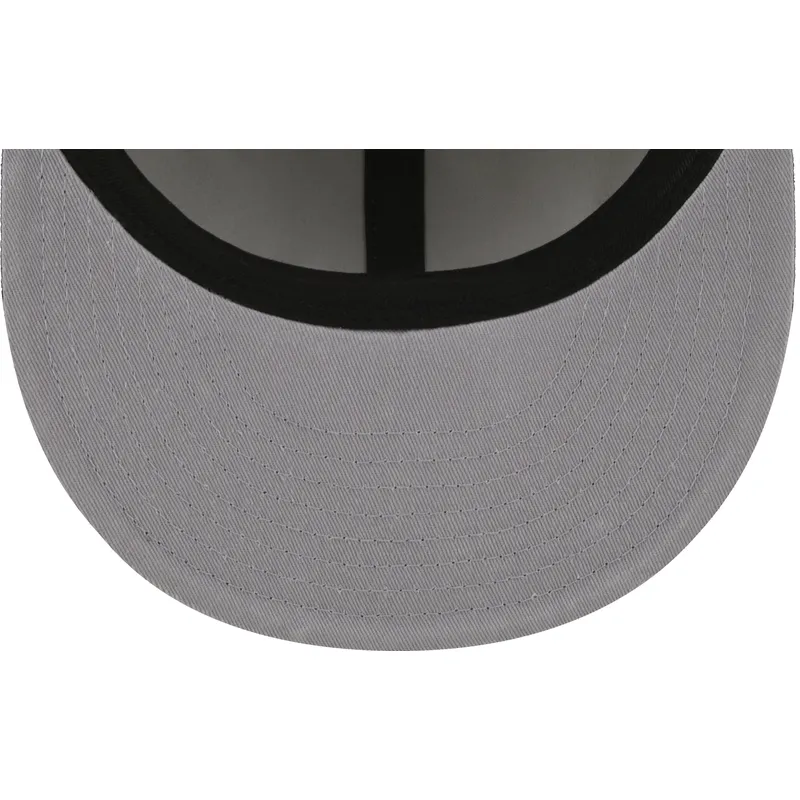 berretto-piatto-beige-e-nero-9fifty-retro-crown-denim-dei-chicago-white-sox-mlb-di-new-era