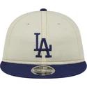 epci-plata-bej-snapback-9fifty-retro-crown-denim-de-los-angeles-dodgers-mlb-de-new-era