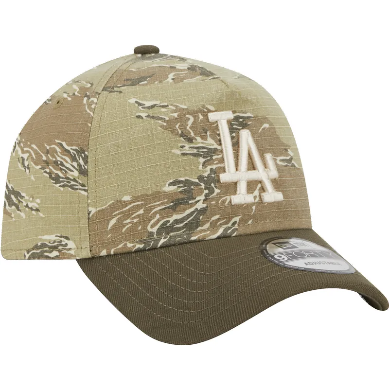 epci-curbata-camuflaj-snapback-9forty-a-frame-two-tone-tiger-de-los-angeles-dodgers-mlb-de-new-era