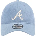 epci-curbata-albastru-reglabila-9twenty-washed-denim-de-atlanta-braves-mlb-de-new-era