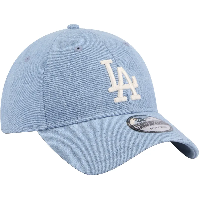 epci-curbata-albastru-reglabila-9twenty-washed-denim-de-los-angeles-dodgers-mlb-de-new-era