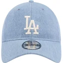 epci-curbata-albastru-reglabila-9twenty-washed-denim-de-los-angeles-dodgers-mlb-de-new-era
