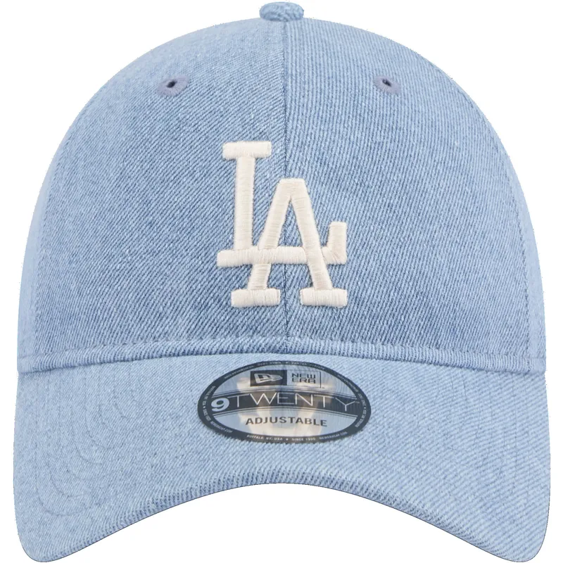epci-curbata-albastru-reglabila-9twenty-washed-denim-de-los-angeles-dodgers-mlb-de-new-era