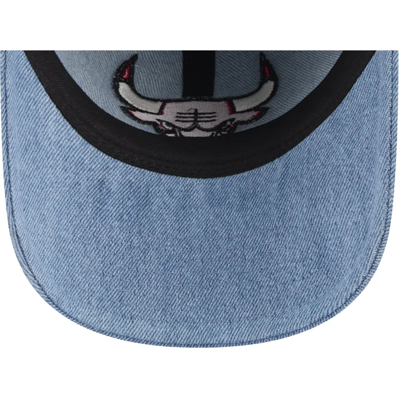 chicago-bulls-nba-9twenty-washed-denim-verstellbare-blaue-kappe-von-new-era