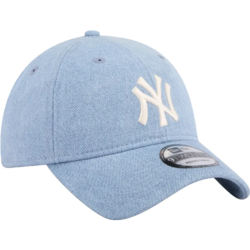 epci-curbata-albastru-reglabila-9twenty-washed-denim-de-new-york-yankees-mlb-de-new-era