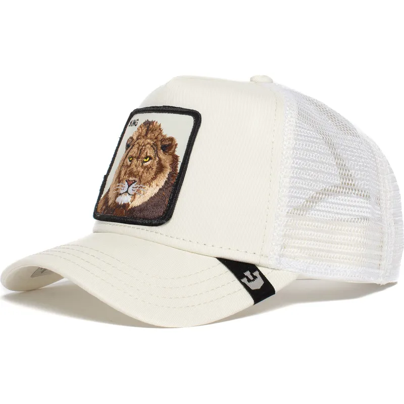 epci-curbata-alb-snapback-the-king-lion-the-farm-de-goorin-bros