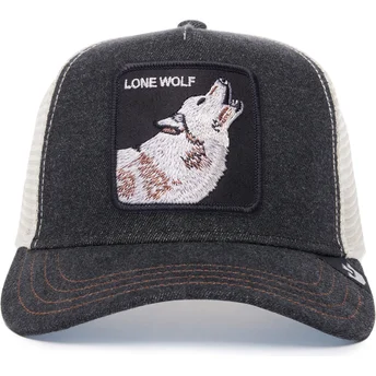 Șepci curbată camionagiu negru snapback The Lone Wolf The Farm de Goorin Bros.