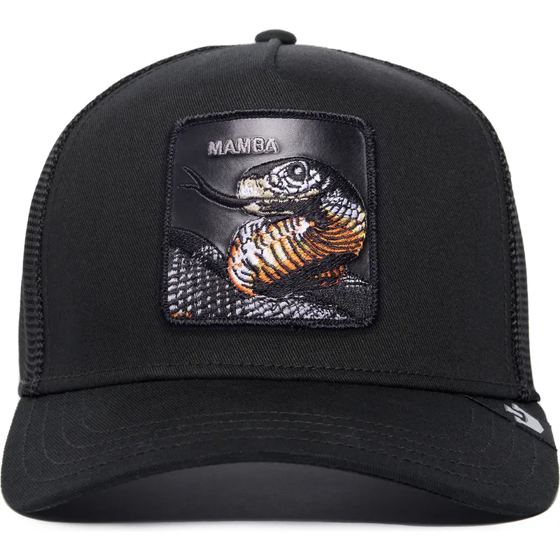 svart-trucker-keps-orm-mamba-the-farm-premium-fran-goorin-bros