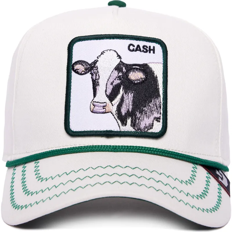 weisse-curved-snapback-kappe-cash-cow-100-the-farm-all-over-canvas-von-goorin-bros