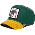 goorin-bros-curved-brim-elephant-extra-large-100-the-farm-all-over-canvas-green-and-yellow-snapback-cap