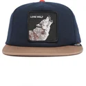 epci-plata-bleumarin-snapback-lone-wolf-one-pack-the-farm-flats-the-farm-de-goorin-bros