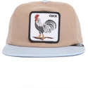 platt-keps-brun-och-bla-snapback-tupp-cock-free-range-the-farm-flats-fran-goorin-bros