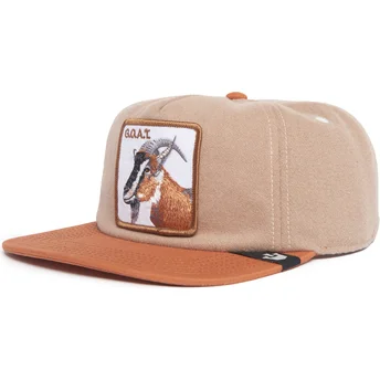Șepci plată maro snapback G.O.A.T. Alpine Base The Farm Flats The Farm de Goorin Bros.