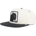 czapka-z-daszkiem-biala-i-czarna-snapback-pantera-black-panther-stealth-explorer-the-farm-flats-od-goorin-bros