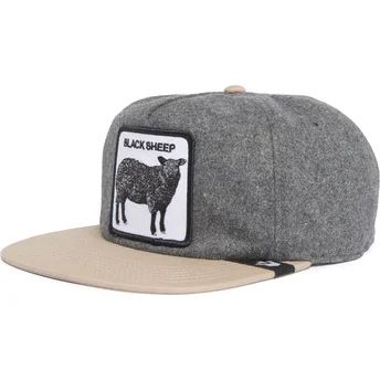 Șepci plată gri snapback Black Sheep Flock Mountain The Farm Flats The Farm de Goorin Bros.
