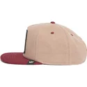 brazowo-czerwona-czapka-z-plaskim-daszkiem-snapback-kon-stallion-free-rider-the-farm-flats-od-goorin-bros