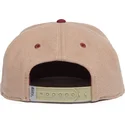 brazowo-czerwona-czapka-z-plaskim-daszkiem-snapback-kon-stallion-free-rider-the-farm-flats-od-goorin-bros